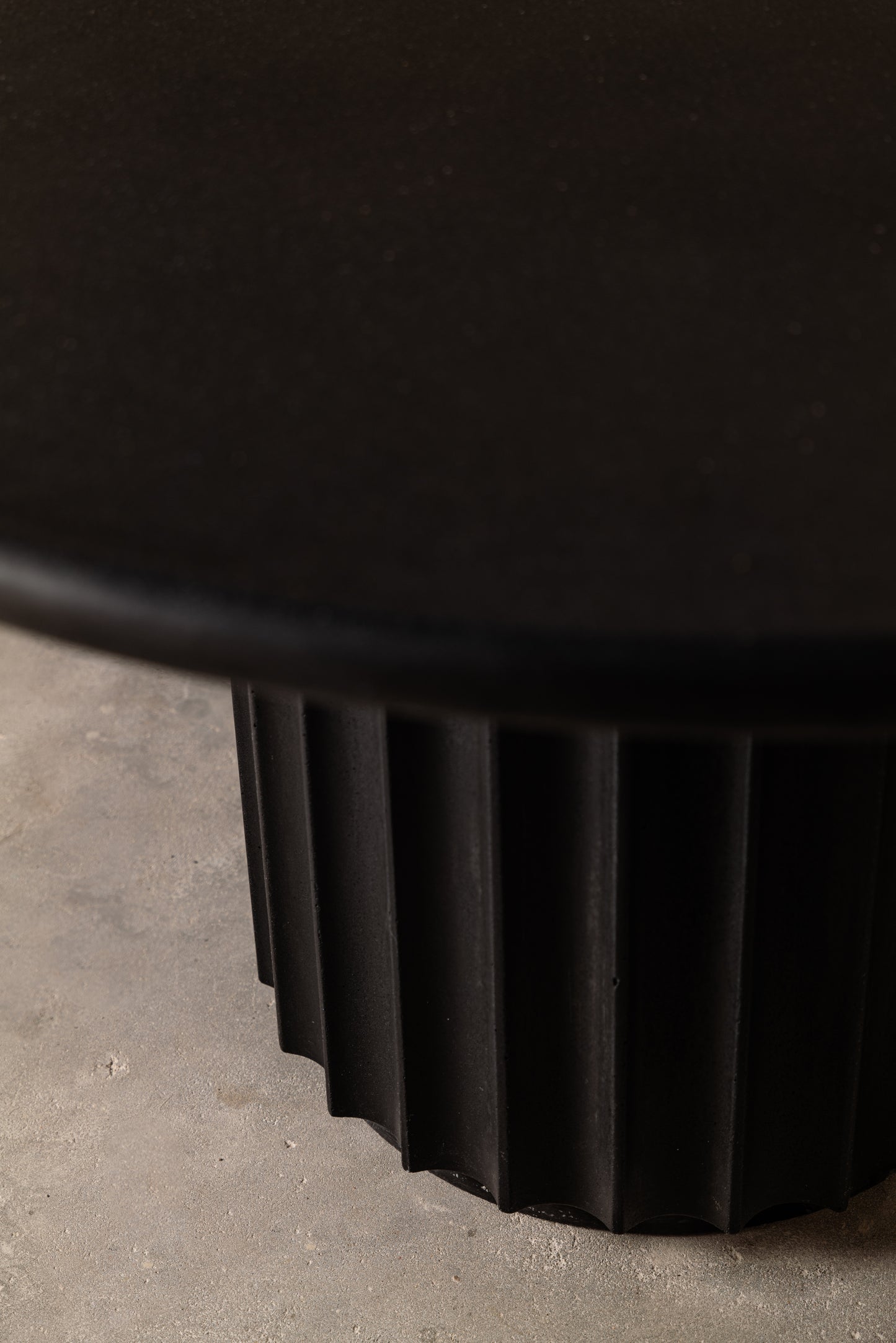 Fluted Base Dining Table