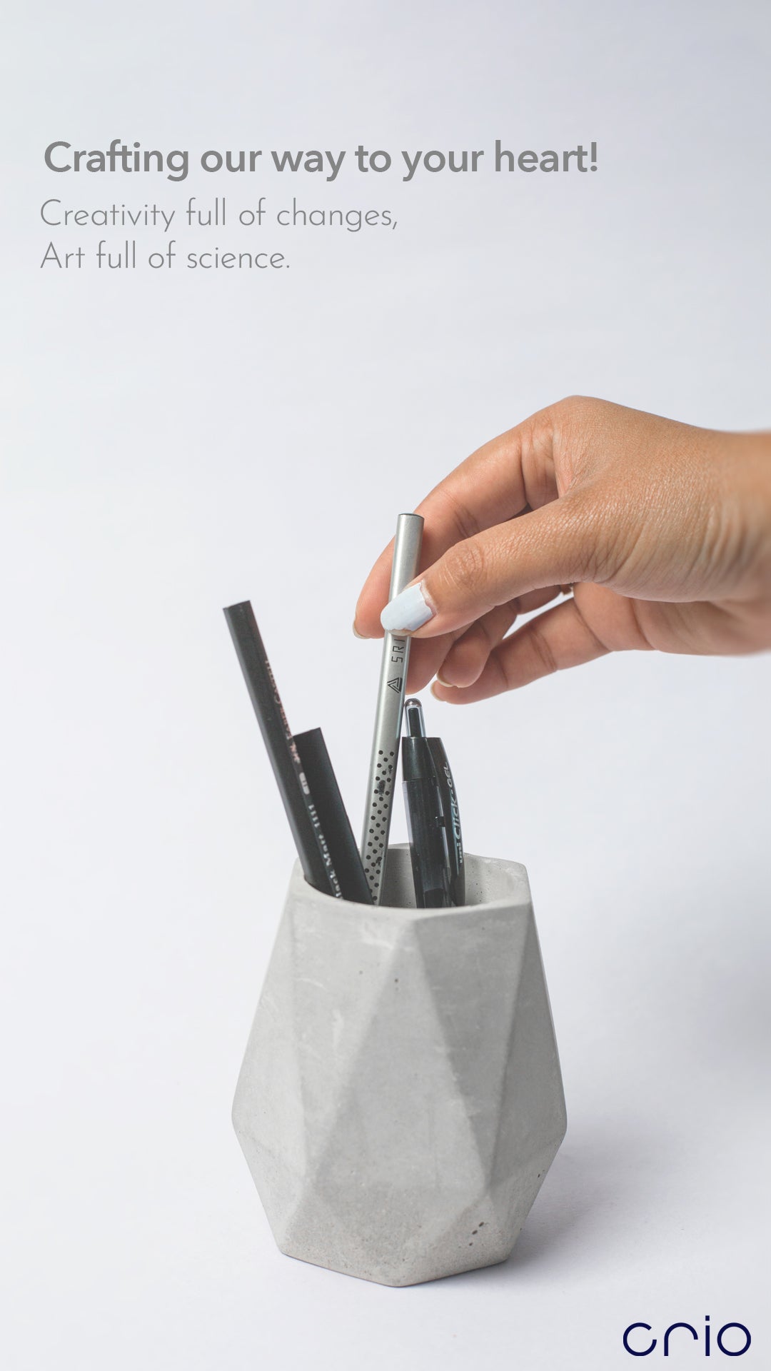 Concrete Pen stand