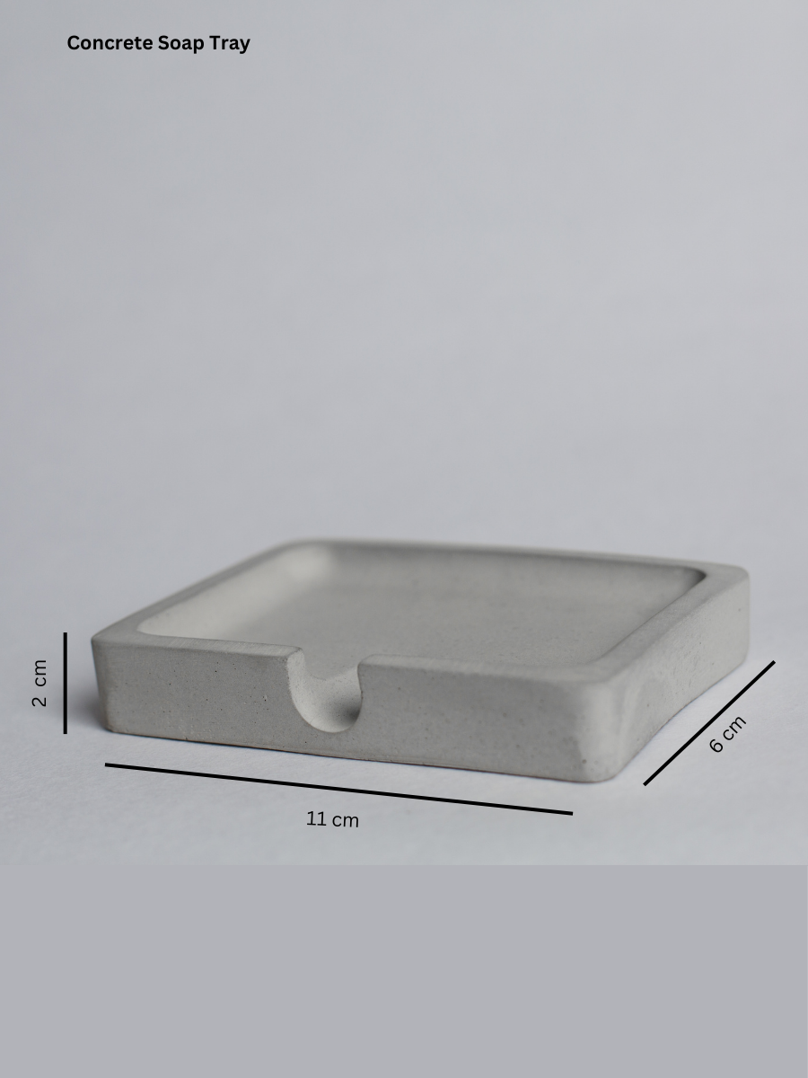 Concrete Soap Dish Tray - Crio