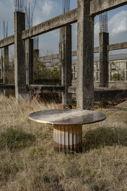 Espresso Fluted Dining Table