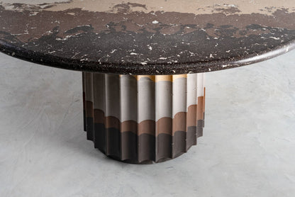 Espresso Fluted Dining Table
