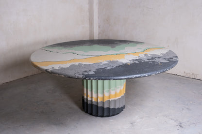 Breeze Fluted Dining Table