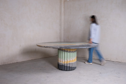 Breeze Fluted Dining Table