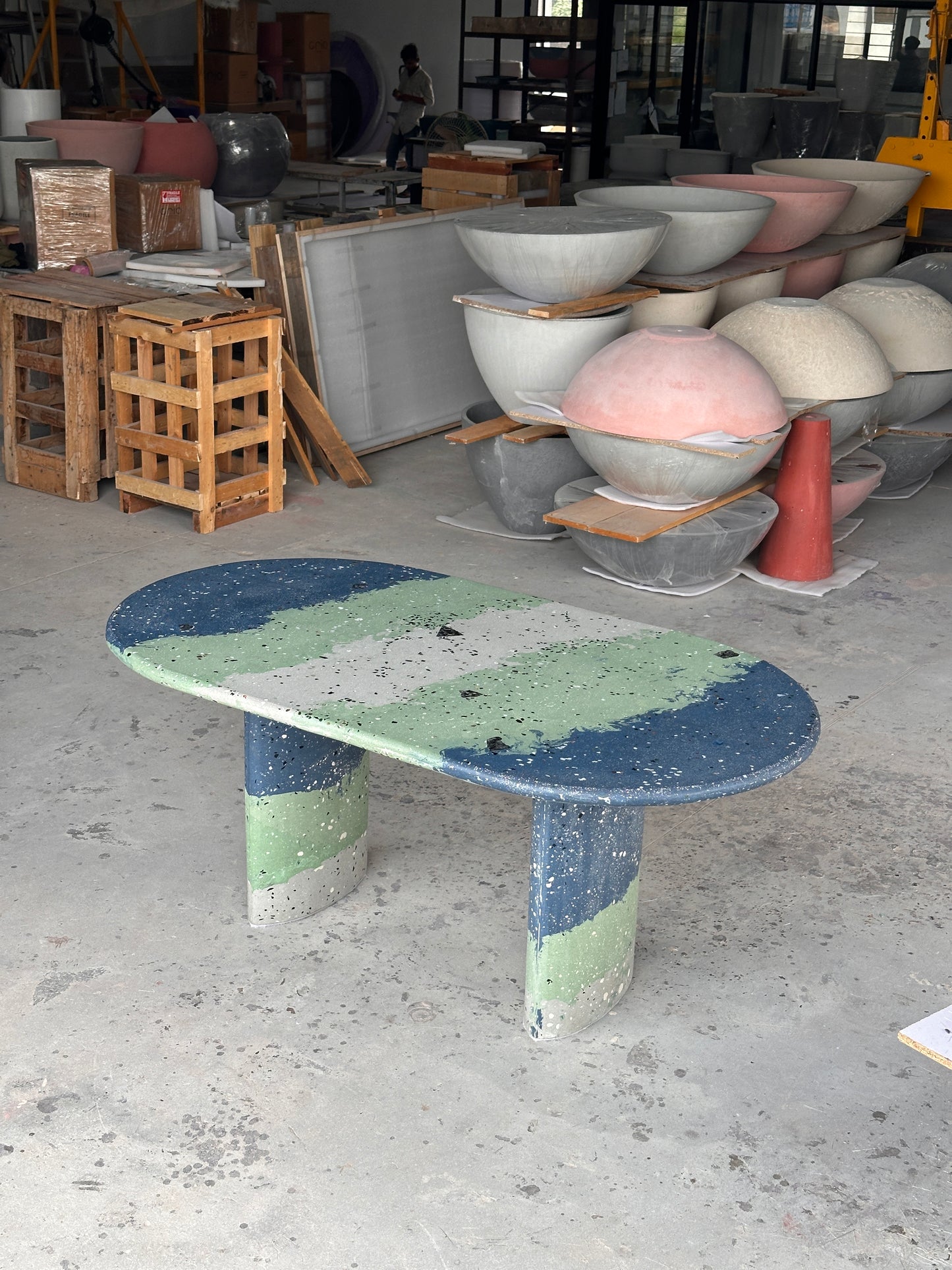 Capsule Terrazzo Dining Table