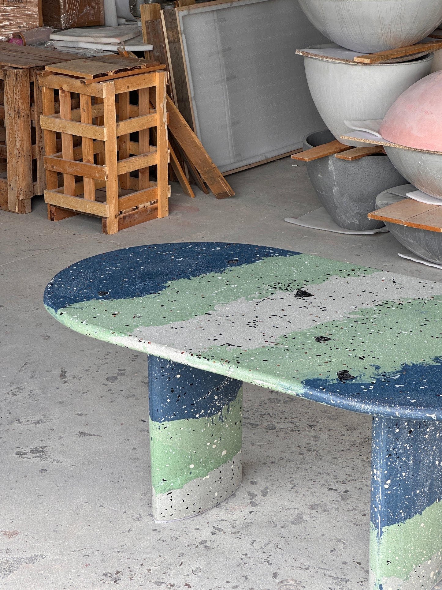 Capsule Terrazzo Dining Table