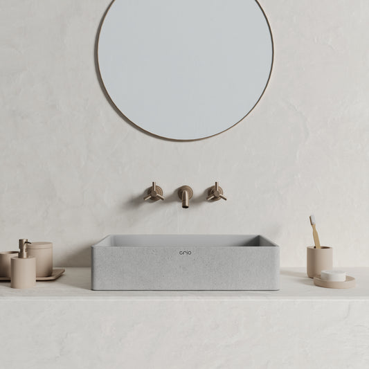 Concrete Quartz Basin