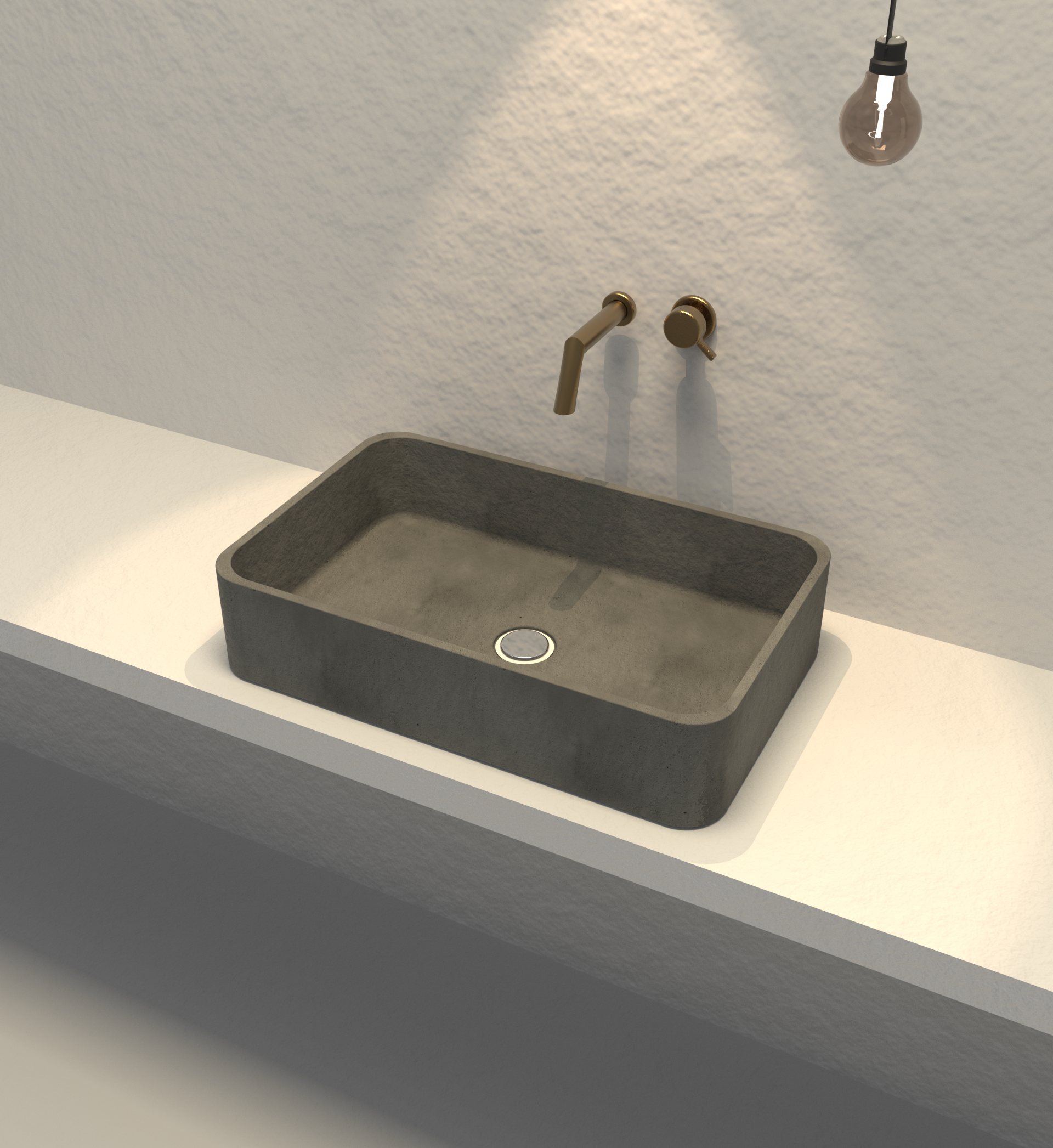 Concrete Rectangular Basin - Crio