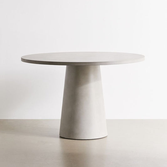 Concrete Dining Table Base + Top - Crio